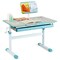 Kids Study Desk with Adjustable Height Tilt Tabletop and Spacious Storage